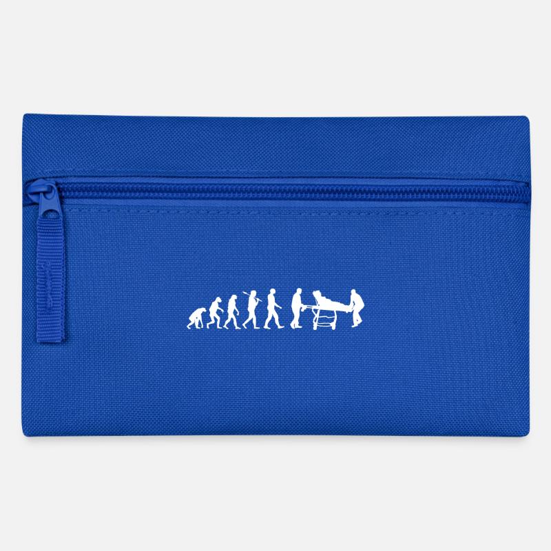 Sanitäter Shirt · Evolution · Rettungsdienst - Federtasche - Royalblau