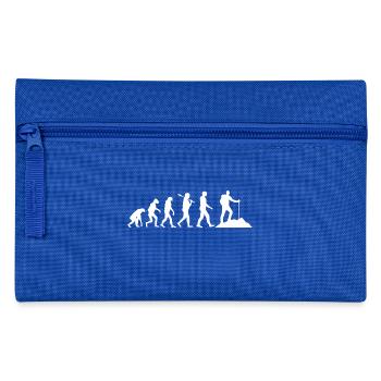 Berge Shirt · Evolution · Wandern · Natur · Berg - Federtasche - Royalblau - Vorne