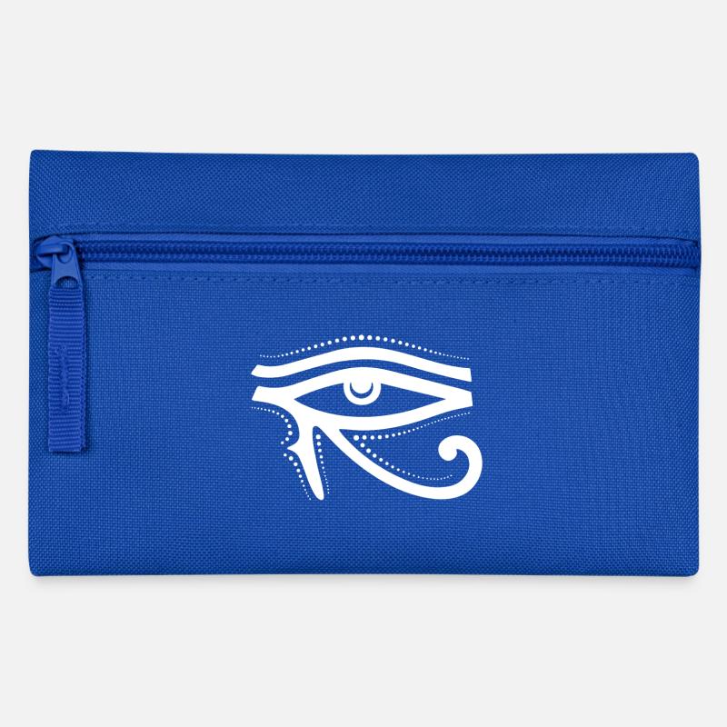 Rechtes Auge des Horus - Federtasche - Royalblau