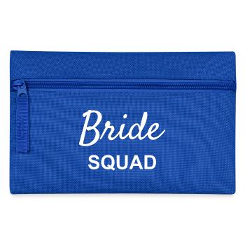 Équipe de la mariée - Trousse - bleu royal - Devant