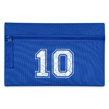 10 in white in the used look - Pencil Case - royal blue - Front
