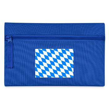 Bayern Bavarian Bavière drapeau diamants vérifier - Trousse - bleu royal - Devant