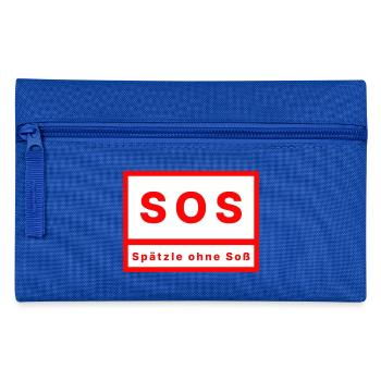SOS Spätzle without sauce - Pencil Case - royal blue - Front
