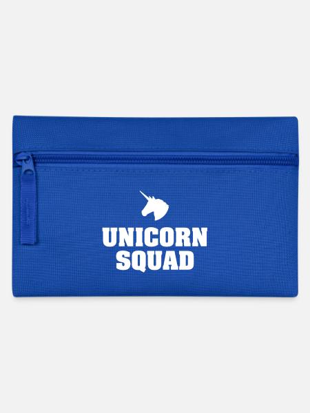 Unicorn squad - Pencil Case - royal blue