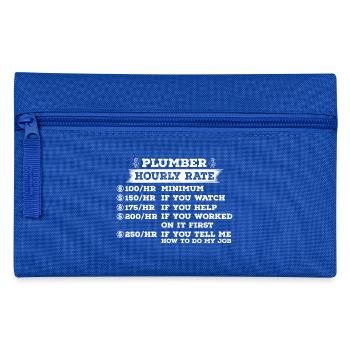 Plumber - Plumber - Gift - Installer - Pencil Case - royal blue - Front