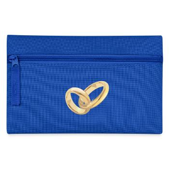 Der goldene Ehering - Federtasche - Royalblau - Vorne