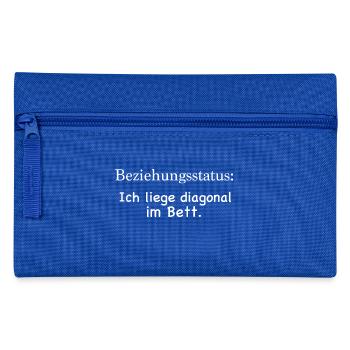 Relationship status - Pencil Case - royal blue - Front
