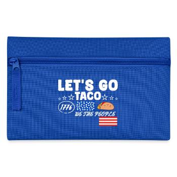 Let's go taco - Pencil Case - royal blue - Front