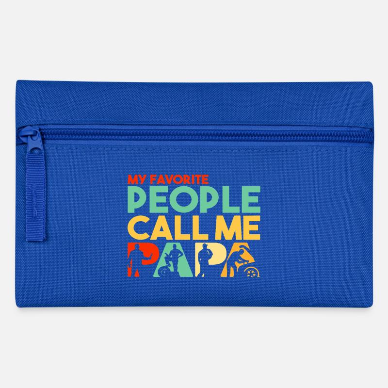 Mes personnes préférées m’appellent papa mécanicien - Trousse - bleu royal
