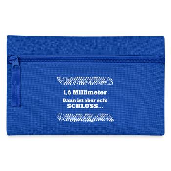 Reifen Mechaniker Reifenmechaniker Auto Werkstatt - Federtasche - Royalblau - Vorne