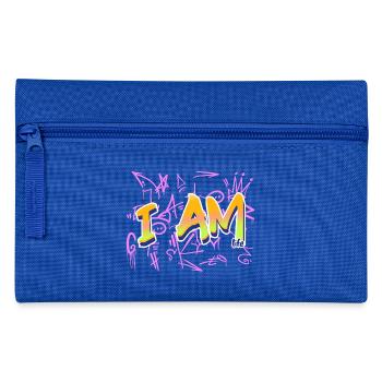 I am life message - Pencil Case - royal blue - Front