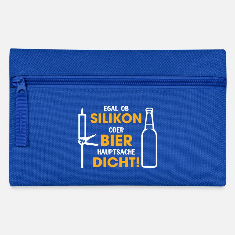 Silicone ou bière – l’essentiel est qu’elle soit serrée - Trousse - bleu royal