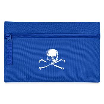 skulls and bones society - Pencil Case - royal blue - Front