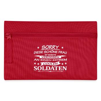 Soldaten-vergeben - Federtasche - Rot - Vorne