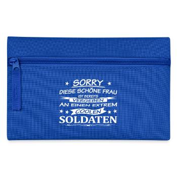 Soldaten-vergeben - Federtasche - Royalblau - Vorne
