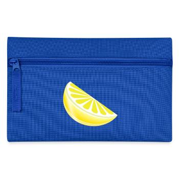 Zitrone - Federtasche - Royalblau - Vorne