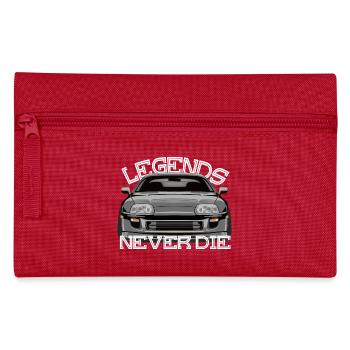 Supra MKIV legends never die - Pencil Case - red - Front