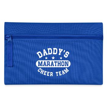 Daddy's Marathon Cheer Team - Pencil Case - royal blue - Front