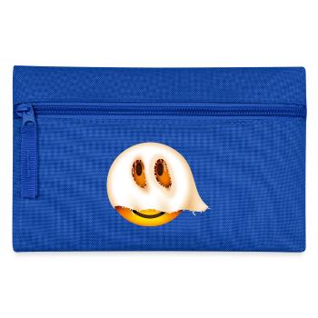 Smiley Halloween Ghost - Federtasche - Royalblau - Vorne