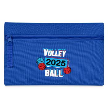Volleyball 2025 Volleyballer Volleyballspieler - Federtasche - Royalblau - Vorne