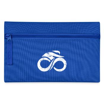 Cadeau de sport de vélo de route Infinity Triathlon - Trousse - bleu royal - Devant
