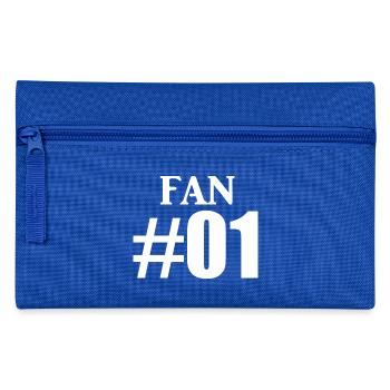 Fan No 1 - Pencil Case - royal blue - Front