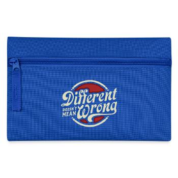 DIFFERENT DOESN'T MEAN WRONG - Federtasche - Royalblau - Vorne