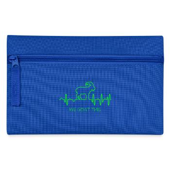 Ziege EKG - Federtasche - Royalblau - Vorne