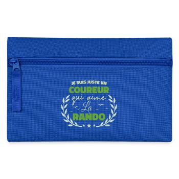 Fier d’être Coureur et Passionné de la Rando - Trousse - bleu royal - Devant
