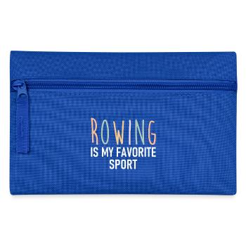 L’aviron est mon sport préféré - Rudern - Ruderin - Trousse - bleu royal - Devant