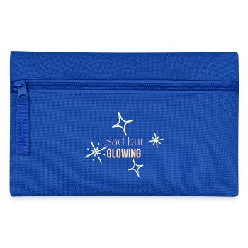 ✨ Triste mais rayonnant – Fille douce Été Émotionnel - Trousse - bleu royal - Devant
