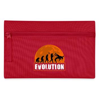 Wrestling Evolution Lustige Kampfsportarten Grappling - Federtasche - Rot - Vorne