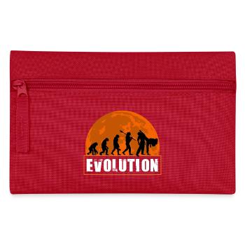 Judo Evolution Martial Arts Sunset Silhouette - Pencil Case - red - Front
