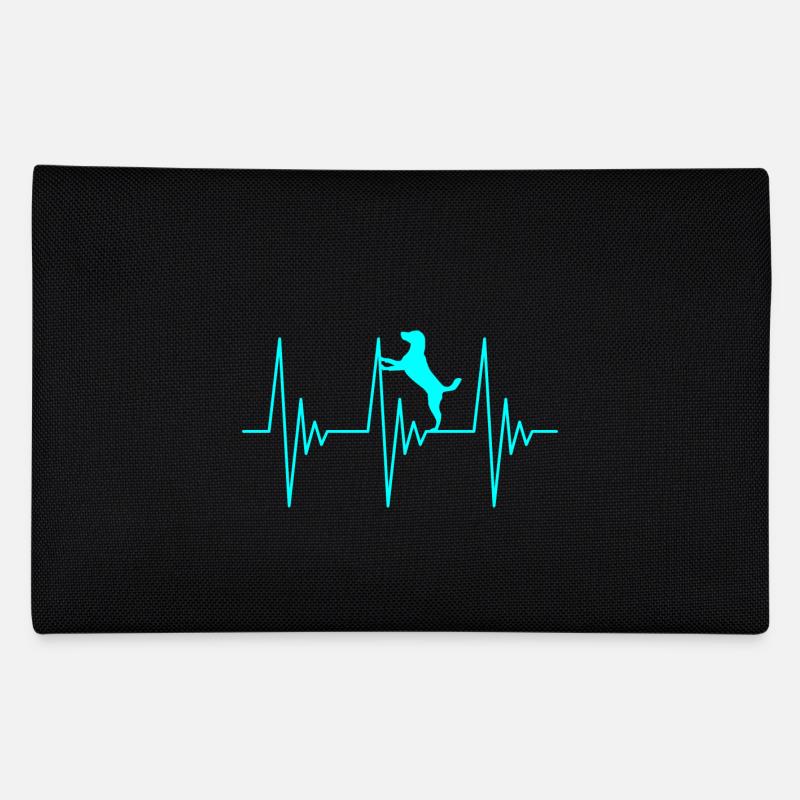 Hund EKG Liebe Federtasche
