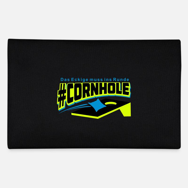 Cornhole - das Eckige muss ins Runde Federtasche