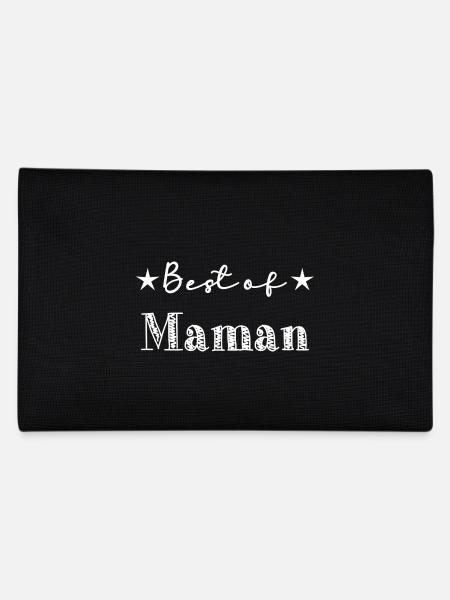 FÊTE DES MÈRES,BONNE FÊTE MAMAN,MAMAN,MERE - Trousse - noir - Dos