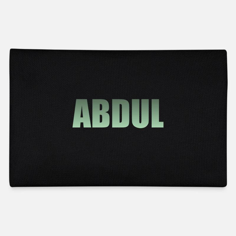 Prénom : Abdul - dégradé vert Trousse