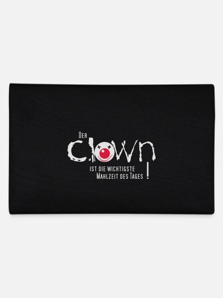 Clown gefrühstückt - Federtasche - Schwarz