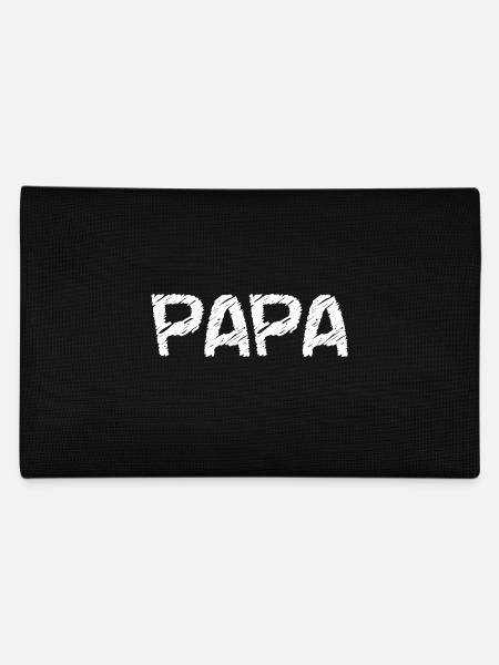 DAD. HAPPY BIRTHDAY DAD. DAD. FATHER's DAY. PAPUAN - Pencil Case - black - Back