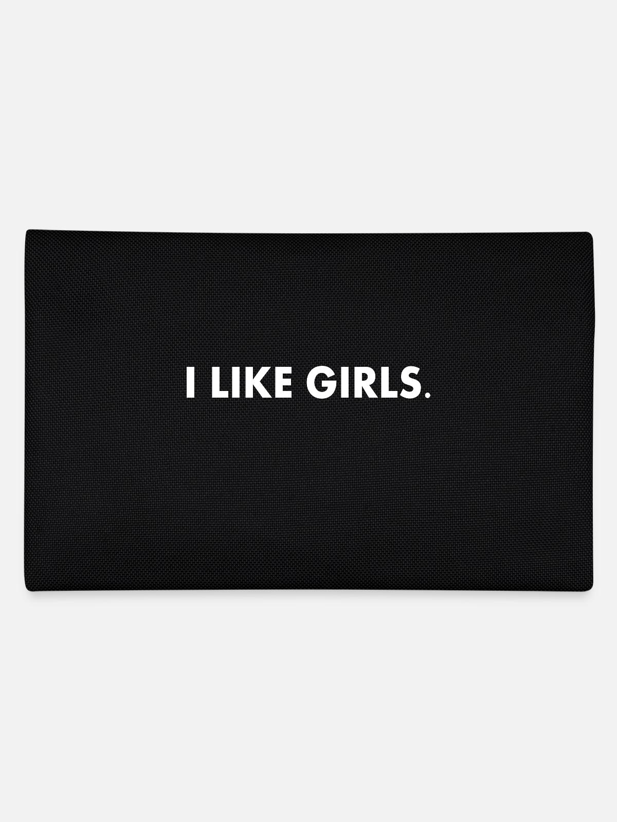 I like girls - Trousse - noir - Dos
