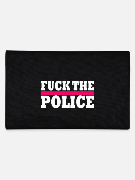 stop brutality - Federtasche - Schwarz - Hinten