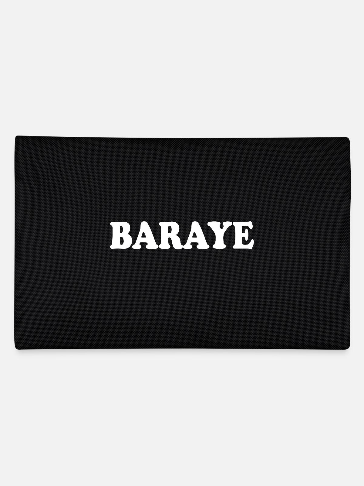 baraye - Federtasche - Schwarz - Hinten