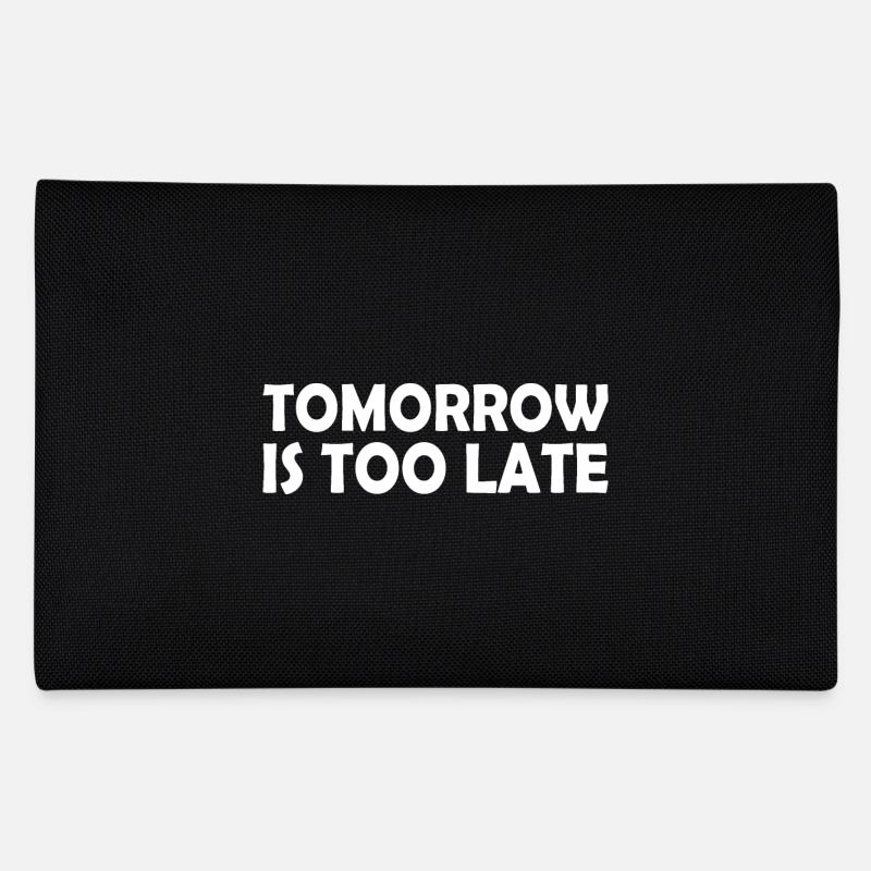 Tomorrow is too late Federtasche