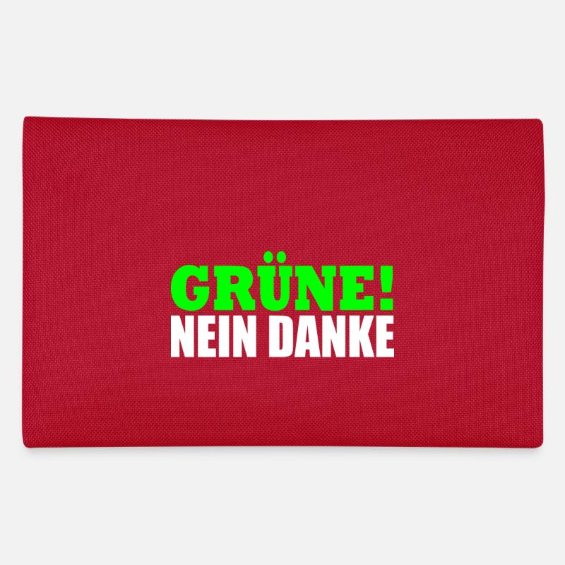 Grüne Nein Danke Federtasche