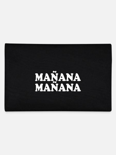 Mañana Mañana - Federtasche - Schwarz - Hinten