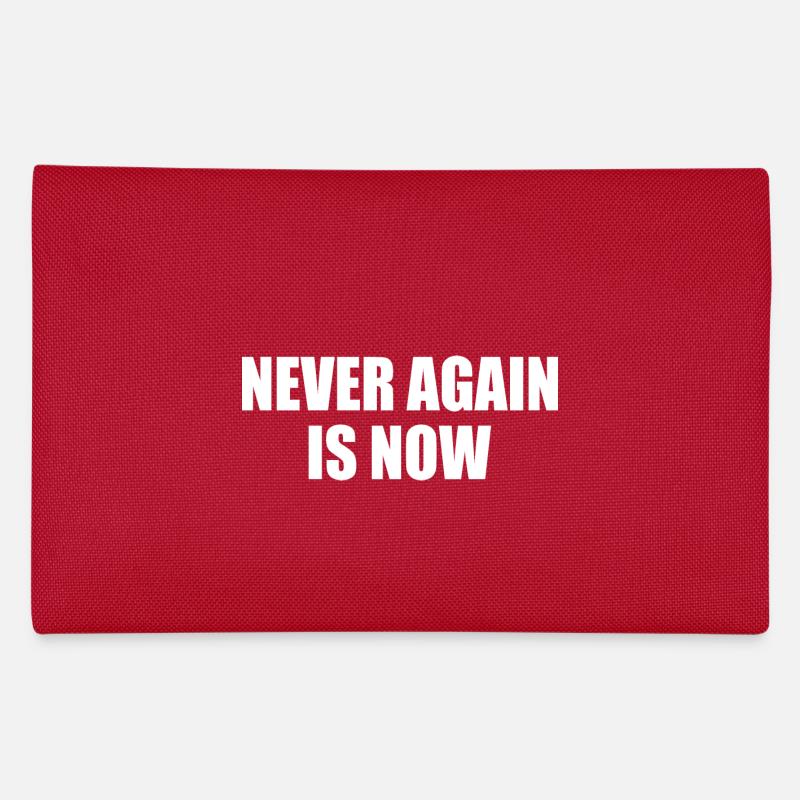 Never again is now Federtasche