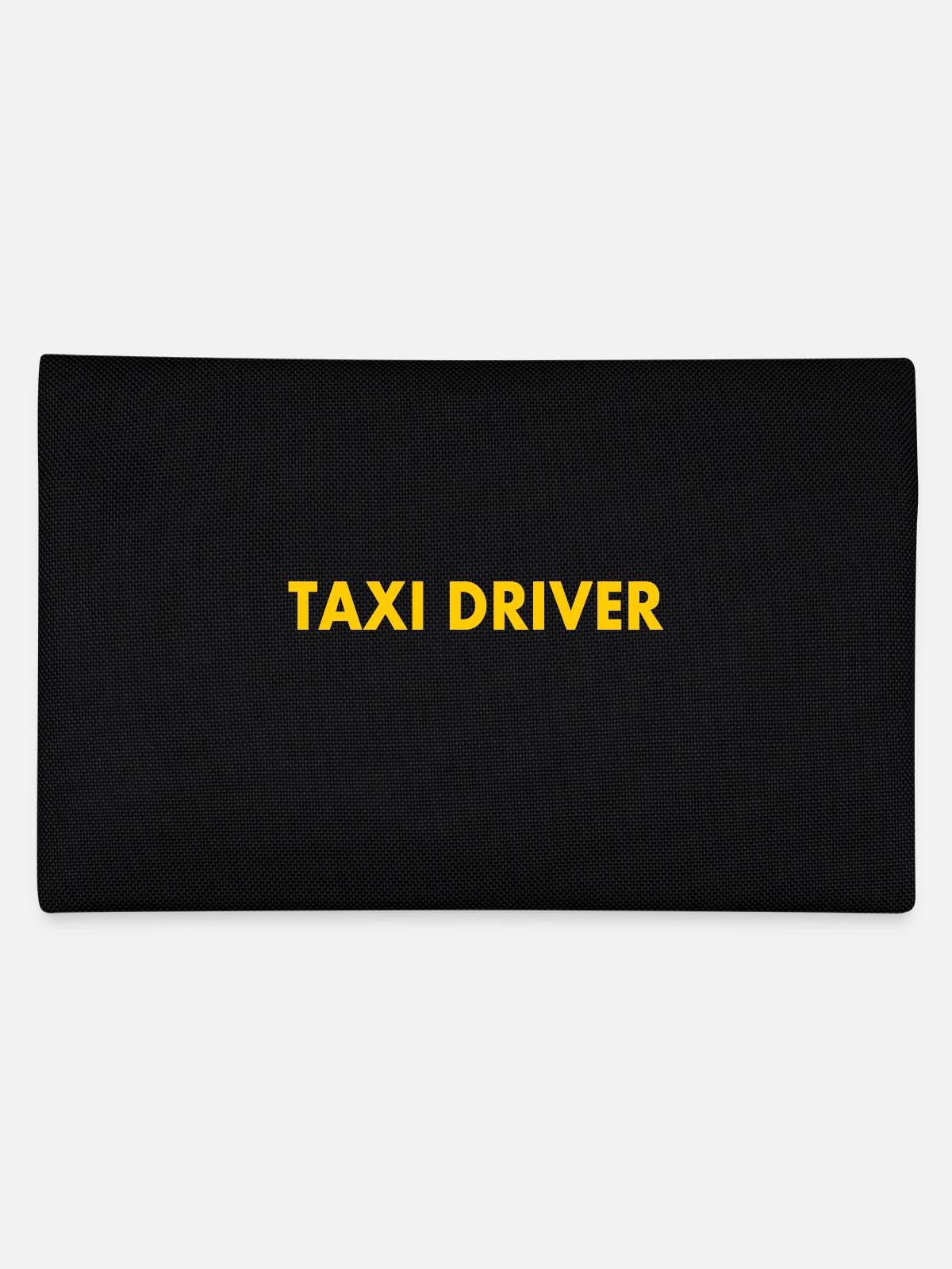 Taxi driver - Pencil Case - black - Back