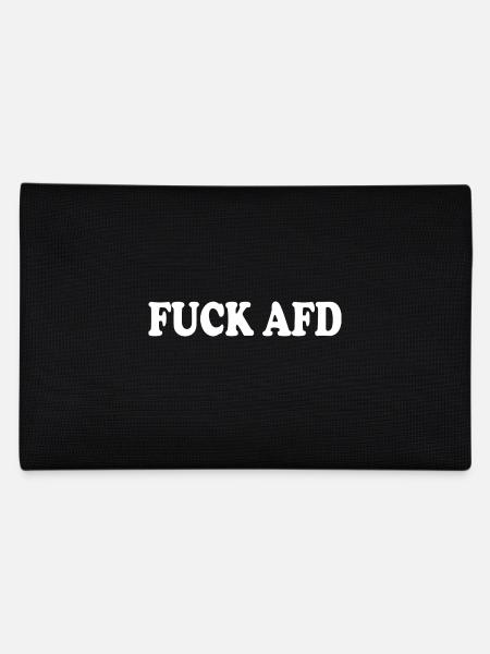 Fuck afd - Pencil Case - black - Back