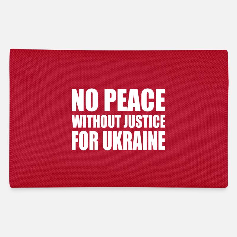 No peace without justice for ukraine Federtasche