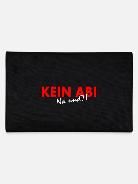 Kein abi na und - Federtasche - Schwarz - Hinten